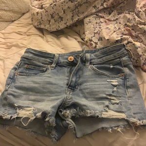 American Eagle ripped shorts